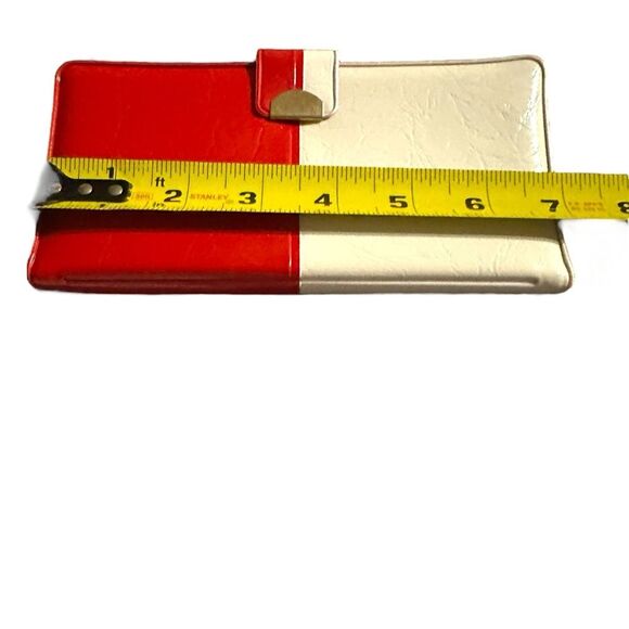Vintage Vinyl Wallet 1970's red, white and blue. Dart Mfg company Dallas Tx. - Picture 11 of 12